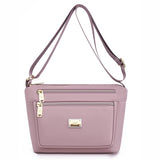 Women's Trend Shoulder Bags Long Strap Oxford Crossbody Multi Pocket And Large Capacity Female Handbag Mart Lion Taro Purple  