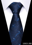 Tie For Men's Newest design Factory 7.5 cm Necktie Yellow Plaid Shirt Accessories Abraham Lincoln's birthday MartLion 12615-260  