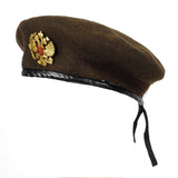 Autumn winter cap warm woolen octagonal hat adjustable beret hats versatile unisex beanie pure color beret caps MartLion army green 1  