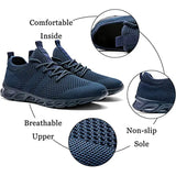 Men's Sneakers Breathable Running Shoes Light Casual Footwear Classic Vulcanized Trendy Mesh MartLion   