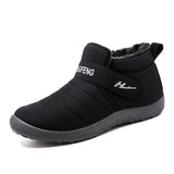 Cotton Shoes Winter Couple Cotton Boots plus Velvet Warm Leisure Snow Women Mart Lion 801 Black (men) 40 