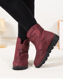 Women Boots Winter Low Heels Winter Shoes Waterproof Snow Ankle Fur Winter Footwear Female MartLion   