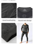 Men's Sport Thermal Underwear Suits Outdoor Cycling Compression Sportswear Quick Dry Breathable Clothes MartLion   