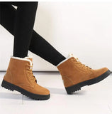 Women's Boots Snow Soft Shoes Woman Platform Ladies Shoes Casual Mid Women's High Boots Flat Winter Girls Boots MartLion