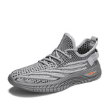 Casual Shoes Men's Outdoor Trendy Sneakers Anti-slip Running Breathable Mesh MartLion GRAY 39 
