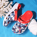 Men's Casual Clogs Breathable Beach Sandals Valentine Slippers Summer Slip on Women Flip Flops Shoes Home MartLion   
