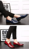 Men's Classic Retro Loafers Microfiber Leather Casual Shoes Wedding Party Moccasins Outdoor Driving Flats Mart Lion   