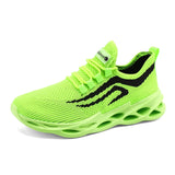 Men's Shoes Comfortable Sneakers Light Casual Tennis Luxury Vulcanized Breathable Brand Shoes MartLion Fluorescent Green 36 