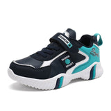 Kids Running Shoes Boys Spring Leather Casual Walking Sneakers Children Breathable Comfort Sport Outdoor Mart Lion P585 blue 28 CN