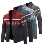  Men's Winter Sweater Knitted Cardigan Thick Coat Zip-Up Jacket Warm Sweaters Thick Cardigan Sweatshirts Clothes MartLion - Mart Lion