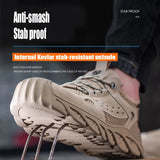 Summer Safety Shoes Men's Puncture Proof Construction Work Industrial Non-slip Indestructible Sneakers Boots MartLion   