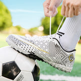  Futsal Shoes Men's Indoor Tf Football Boots For Children Turf Soccer Kids Boys Low Ankle Mart Lion - Mart Lion