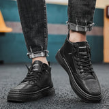 Men Boots Winter Top Leather Shoes Cotton Shoes Ankle Boots Casual Outdoor Shoes Male Sneakers MartLion   