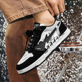 Men's Casual Sneakers Creative Heart Tennis Sport Running Shoes Skateboard Flats Walking Jogging Trainers Mart Lion   