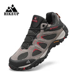 Non-slip Wear Resistant Men‘s Outdoor Hiking Shoes Breathable Splashproof Climbing Sneaker Hunting Mountain Mart Lion Grey 40 CN