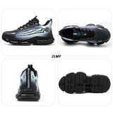  Safety Shoes Men's Rotary Button Steel Toe Sneaker Work Puncture Proof Anti-smash Sport MartLion - Mart Lion