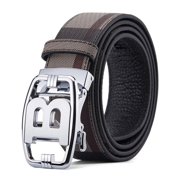 Designers Men's belt Belts B Buckle Canvas Genuine Leather Belts Strap for Jeans MartLion 20 125cm 