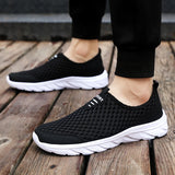  Summer Sneakers Shoes Men's Breathable Mesh Lightweight Walking Casual Slip-On Driving Loafers MartLion - Mart Lion