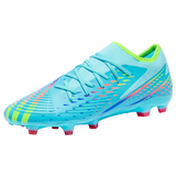 Men's Soccer Shoes TF FG Training Football Sneakers Ultralight Non-Slip Turf Soccer Cleats Chuteira Campo MartLion CD-green 35 
