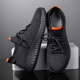 Men's casual sports shoes Breathable Gym Light walking casual MartLion allBlack 39 