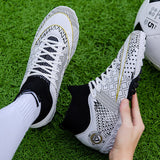 Football Boots High Ankle Children Shoes Outdoor Non Slip Original Men's Sneaker Mart Lion   