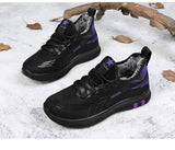 Cotton Shoes Winter Middle-Aged and Elderly Men's Casual Velvet Padded Thick Couple Sneakers Warm Snow Mart Lion   