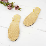 flat-bottomed ladies sandals in summer round head breathable mesh flat-bottomed slippers MartLion   