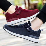 Women Walking Shoes Men's Autumn Casual Sneakers Couples Flats Lace-Up Hiking Zapatillas Mujer MartLion   