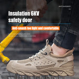 Summer Safety Shoes Men's Puncture Proof Construction Work Industrial Non-slip Indestructible Sneakers Boots MartLion   