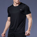 T Shirt Men Solid Color T-shirt Simple style Male Casual T shirt MartLion black XL 