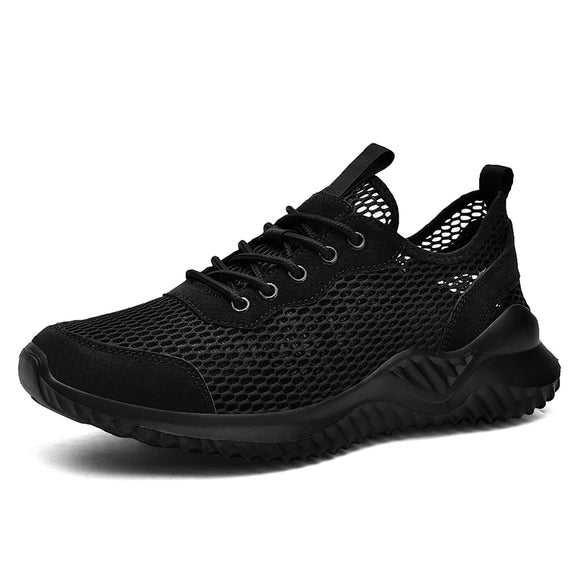 Summer Running Shoes Non-slip Breathable Casual Sneakers Men's Shoes Lightweight Footwear MartLion black 39 