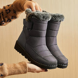 Snow Women Boots Soft Women's Boots Platform Ladies Shoes Fur Keep Warm Boots Ladies MartLion   