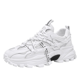 Mesh Sports Casual Men's Shoes Lightweight Anti-slip Trendy Running Classic Sneakers Footwear MartLion WHITE 39 