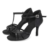 Woman Shoes For Dancing Latin Ballroom Modern Tango Jazz Salsa Sandals Suede MartLion   