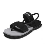 Sandals Men's Sneakers Casual Shoes Light Soft Flip Flops Slippers Beach Slip on Water Mart Lion Gray 6.5 