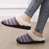 Winter Plush Fur Slippers For Women Men's House Fluffy Cozy Fur Slippers Indoor Warm Plush Home Cotton Shoes MartLion   