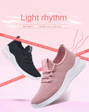 Women Mesh Breathable Casual Sneakers Lace-up Vulcanized Shoes Ladies Platform Sneakers MartLion   