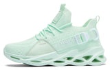 Men's Running Sneakers Breathable Non-slip Shoes Lightweight Tennis Fluorescent MartLion G133-Light green EU36 