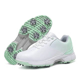 Waterproof Golf Shoes Women Outdoor Spikes Golf Sneakers Ladies Sport Golfing Athletic MartLion BaiLv 36 