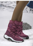 Winter Women Ankle Boots Keep Warm Women's Snow Boots Outdoor Slip on Platform Women's Hiking Boots Thickened Plush Women Boots MartLion