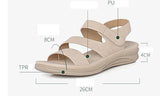  Summer Shoes Women Retro Beach Sandals Round Head Slope Lightweight Casual Mart Lion - Mart Lion