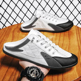 Summer Half Slippers for Men Men's Flat Bottom Casual Shoes Soft Sole Support Shoes Men's Sneakers MartLion