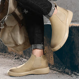 Men's Boots Winter Ankle Outdoor Leather Breathable Sneakers Casual Zapatos De Hombre MartLion   