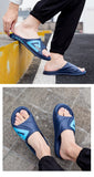 Men's Summer Slippers Anti-slip Thicken EVA Soft Slipper Beach Flip Flops House Bath Slippers Shower Sandals Mart Lion   