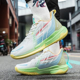 Fluorescence Basketball Sneakers Unisex Outdoor Sports Shoes Women Men's Basket Shoes MartLion   