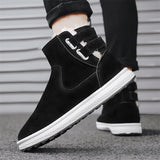 Padded Vulcanized Shoes Anti-slip Warm Snow Boots Casual Trendy Men's Faux Boots MartLion   