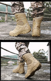 Special Force Tactical Boots Men's Military Shoes With Side Zipper Special Force Combat Waterproof Mart Lion   