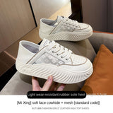 Summer Women's Shoes Breathable Mesh Surface Thick Soled Board Korean Version Casual Sneakers Mart Lion 1 35 