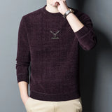 Men's Clothing Knit Pullovers Sweat-shirt Autumn Fashion Sweater Casual Hombre Warm Solid Spring MartLion   