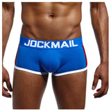 Men's Boxers Boxer Shorts Underpants Underwear Bulge Pouch Breathable Panties Solid Boxer Hombre MartLion Blue XXL CHINA